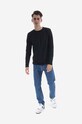 Norse Projects longsleeve bawełniany Niels Standard Ls N10.0181.9999 czarny AA00