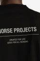Bavlnené tričko s dlhým rukávom Norse Projects Holger Tab Series Logo LS