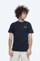 navy Norse Projects cotton T-shirt Niels Logo Stack Men’s