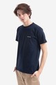 Norse Projects cotton t-shirt Niels Standard Logo plain navy N01.0561.7004