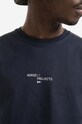 Norse Projects cotton t-shirt Niels Nautical Logo navy N01.0582.7004