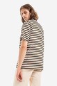 Clothing Norse Projects cotton T-shirt Johannes Nautical Stripe N01.0576.0957 beige