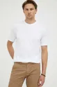 λευκό Βαμβακερό μπλουζάκι Marc O'Polo