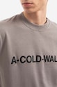A-COLD-WALL* cotton t-shirt Esssential gray ACWMTS063
