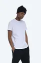λευκό Βαμβακερό μπλουζάκι A.P.C. A.P.C. T-shirt Jimmy COBQX-H26504 BEIGE Ανδρικά