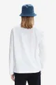 Bavlněné tričko s dlouhým rukávem A.P.C. Olivier COEZC-H26177 DARK NAVY  100 % Organická bavlna