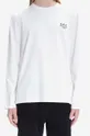 Bavlnené tričko s dlhým rukávom A.P.C. Olivier COEZC-H26177 DARK NAVY Pánsky