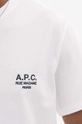 biały A.P.C. t-shirt bawełniany Raymond