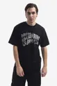 czarny Billionaire Boys Club t-shirt bawełniany Koszulka Camo Arch Logo T-Shirt B21432 BLACK Męski