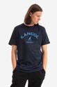 Βαμβακερό μπλουζάκι Kangol βαμβάκι σκούρο μπλε KLHB002