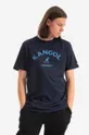 тёмно-синий Хлопковая футболка Kangol Мужской