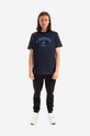 Kangol t-shirt bawełniany KLHB002 granatowy AA00