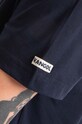 Βαμβακερό μπλουζάκι Kangol KLHB002 σκούρο μπλε