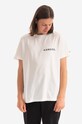 Kangol t-shirt bawełniany Heritage Basic nadruk biały KLHB003