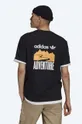 adidas Originals t-shirt bawełniany Adventure Mountain Back czarny