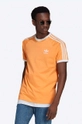 orange adidas Originals cotton t-shirt Classics 3-Stripes Tee Men’s