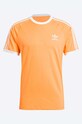 Odzież adidas Originals t-shirt bawełniany Classics 3-Stripes Tee GN3498. pomarańczowy