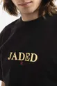 negru CLOT tricou din bumbac Jaded