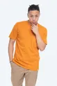 oranžová Bavlněné tričko Norse Projects Pánský