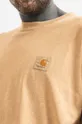καφέ Βαμβακερή μπλούζα με μακριά μανίκια Carhartt WIP