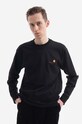 Bavlnené tričko s dlhým rukávom Carhartt WIP Longsleeve American Script T-Shirt I029955.89XX