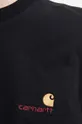 černá Bavlněné tričko s dlouhým rukávem Carhartt WIP