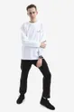 Bavlnené tričko s dlhým rukávom Carhartt WIP Longsleeve American Script T-Shirt biela
