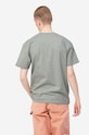 Carhartt WIP t-shirt bawełniany I029956.GREY.HEATH szary AA00