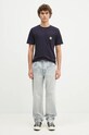 Carhartt WIP cotton t-shirt I030434.1CXX navy