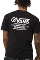 Vans t-shirt bawełniany Distortion Type czarny