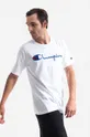 λευκό Βαμβακερό μπλουζάκι Champion Ανδρικά