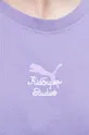 fialová Bavlněné tričko Puma x Kidsuper Studio