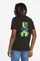 Βαμβακερό μπλουζάκι Puma x Minecraft μαύρο