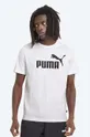white Puma cotton t-shirt Essentials Men’s
