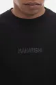 černá Bavlněné tričko s dlouhým rukávem Maharishi U.A.P. Embroidered Longsleeve T-shirt Organic Cotton Jerse 4094 BLACK