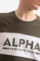 zöld Alpha Industries pamut póló