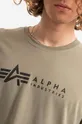 Bavlněné tričko Alpha Industries Alpha Label T 2 Pack