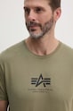 Alpha Industries cotton t-shirt green 118533.11