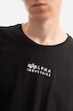 Alpha Industries tricou din bumbac negru 118531.649