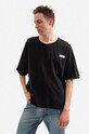Alpha Industries tricou din bumbac uni negru 118532.649