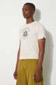 Alpha Industries t-shirt in cotone beige 106515.136