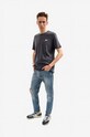 Памучна тениска Alpha Industries 188505.136 сив AW23