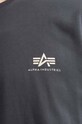 Pamučna majica Alpha Industries siva 188505.136