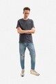Bavlněné tričko Alpha Industries Backprint 128507.412 šedá AA00