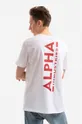 Bombažna kratka majica Alpha Industries Backprint  100 % Bombaž