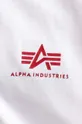 fehér Alpha Industries pamut póló Backprint