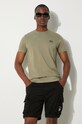 Clothing Alpha Industries cotton T-shirt Backprint 128507.154 green