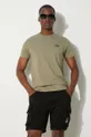 Clothing Alpha Industries cotton T-shirt Backprint 128507.154 green