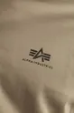zielony Alpha Industries t-shirt bawełniany Backprint