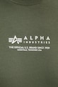 Alpha Industries tricou din bumbac 108501.142 verde